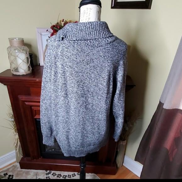 Karen Scott plus sz 1X sweater gray like new - Picture 5 of 8
